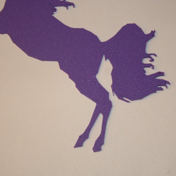 Unicorn 8 3/4"x5" Wall Decor 3D Printed Art Minimalist Line Silhouette Horse - Picture 2 of 6
